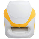 MSC Captain Boat Seat (White/Yellow, Captain Boat Seat)