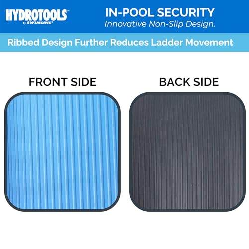 SWIMLINE HYDROTOOLS Protecitve Pool Ladder Mat for Above Ground Pools Stairs, Steps, & Ladders | 36 x 36 INCH | Safety & Stability Swimming Pool Accessories | Made in USA | Premium Durable Material