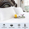ZENLUSSO Bamboo Pillow Cases Queen/Standard - 100% Organic Pure Bamboo, Luxuriously Soft, Cooling 2 Piece Pillowcase Set, Envelope Closure (Navy Blue, Standard)