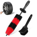 SOLUSTRE 1 Set Car Tire Cleaning Brush Wheel Brush for Car Detailing Car Wheel Cleaning Kit Tire Cleaner Wheel Cleaner Brush Car Wash Kit Wheel Cleaning Tool Car Brush Tire Brush