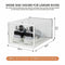 12PCS Shoe Storage Box Sneaker Display Case Plastic Clear Stackable Shoe Organizer Transparent Container Extra Large 35x25x19cm