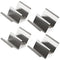 zeeooil Taco Holder Set of 4 Packs Stainless Steel Taco Holders Stand Taco Tray Shell Holders - Each Rack Holds Up to 2 Tacos - Oven, Grill & Dishwasher Safe