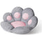 Cat Paw Cushion Comfy Kawaii Chair Cushion 31.4 x 27.5 inch Bear Paw Lazy Sofa Office Floor Pillow Cute Plush Seat Pad for Gaming Chair for Bedroom Decor Colorful (Grey)