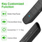 【300ft Long Control Range】 KNORVAY N75GBK Wireless Presenter with Green Light, Rechargeable PowerPoint Clicker Presentation Presenter Remote Laser Pointer, Support Hyperlink