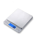 Digital Kitchen Scale, 3000g 0.01oz/ 0.1g Pocket Cooking Scale, Mini Food Scale, Pro Electronic Jewelry Scale with Back-Lit LCD Display, Tare & PCS Functions, Stainless Steel