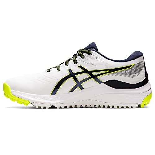ASICS Men's Gel-Kayano ACE Golf Shoes, 9.5, White/Midnight