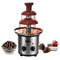 Total Chef 3 Tier Chocolate Fountain Fondue Set, Huge 1.5 lbs (680 g) Capacity, Adjustable Temperature Electric Fondue Machine, Easy to Assemble, Ideal for Birthday Party, Buffet, Family Gathering