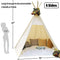 Razee Teepee for Kids 5 Sides, Large Tall, Wedding Teepee, Adult Teepee, Huge Teepee Wide Open Front Teepee Without Door Flaps, Beach Tent (Huge Teepee)