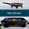 Sunbeam Banquet Electric Frying Pan and Skillet Set, DiamondForce Non-Stick Pan Coating, Even Heat Cooking, Easy Wipe-Clean Up, Black