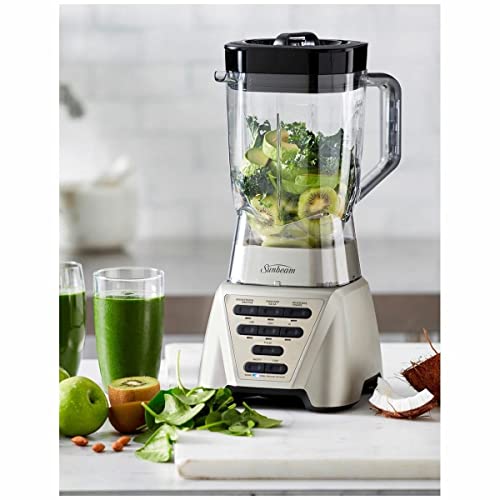 Sunbeam Two-Way Blender & Smoothie Maker | 1100W | 2L Blending Jug | Electric Chopper | Crushes Ice | Whips Cream | Stainless Steel