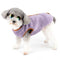 Zunea Fuzzy Dog Sweater Coats for Small Dogs Warm Fleece Jumper Winter Vest Jackets with D-Ring Cute Bear Fluffy Puppy Clothes Soft Sleeveless Cold Weather Pet Apparel for Chihuahua Yorkie Purple S