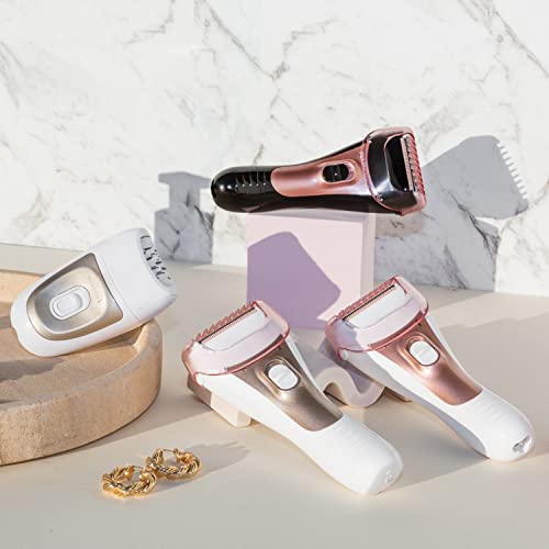 Remington Smooth S1 Lady Shaver, WF1000AU, Cordless Waterproof Women's Shaver, Use Wet and Dry, Body Hair Remover For Legs, Bikini, Arms and Underarm - White