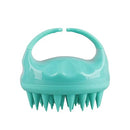 Bebachi Scalp Massager Shampoo Brush with Soft And Flexible Silicone Bristles For Hair Care And Head Relaxation Ergonomic Scalp Scrubber for Dandruff Removal Exfoliating Brush To Exfoliate and Massage Scalp Wet Or Dry (Green)