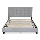 FURINNO Laval Bed Frame, Queen, Glacier