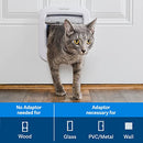 PetSafe Microchip Activated Cat Flap, Exclusive Entry, Easy Install, 4-Way Manual Locking, Energy Efficient, Draught Excluder, Convenient (New Version)