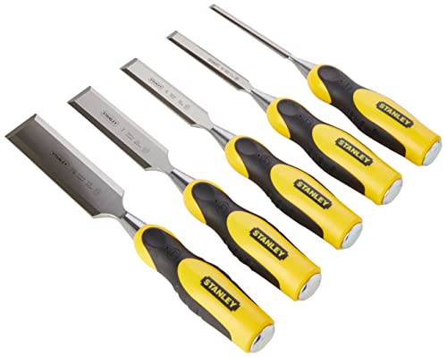 Stanley 216885 Dynagrip Chisel with Strike Cap Set (5 Pieces)