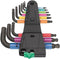 Wera 950/9 Hex-Plus Metric BlackLaser L-Key Set, Multicolour