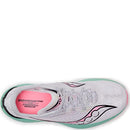 Saucony Women's Endorphin Pro 3 Running Shoe, Fog/Vizipink, 11