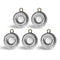 Croch Disc Sinkers Fishing Weights, Bullet Weights Disc Fishing Sinker Weight for Saltwater 1oz 2oz 3oz 4oz