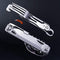 RAXCO Pocket Utensils Folding Cutlery Camping Knife,5-in-1 Detachable Spoon Set for Outdoor Travel Hiking