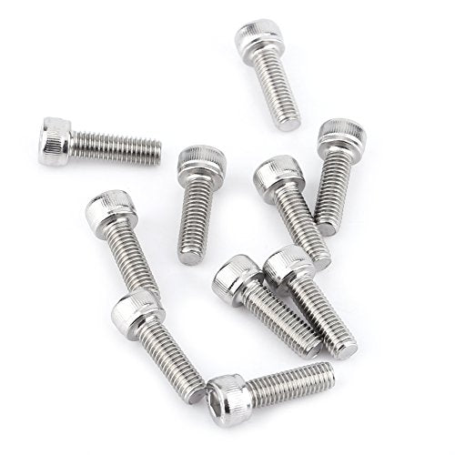 Bolts, 160pcs Stainless Steel SS304 Hex Socket M5 Screws Bolts and Nuts Assortment hex Screw Nuts Fastener(Cap Head)