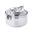 Fire-Maple Antarcti 1.0 Liter Stainless Steel Camping Bowls with Locking Lid, Camping Cook Pot Folding Handle