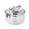 Fire-Maple Antarcti 1.0 Liter Stainless Steel Camping Bowls with Locking Lid, Camping Cook Pot Folding Handle