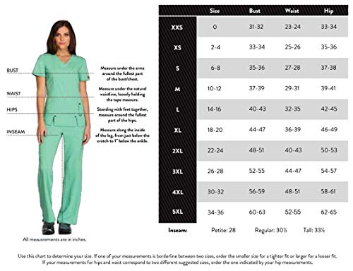 Dickies EDS Professional Women Scrubs Dress Button Front 84500, White, X-Small