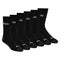 PUMA Men's Men's 6 Pack Crew Socks, Black/Gray, 10 13 US
