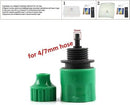 LALOCAPEYO 2Pcs Garden Hose Pipe Micro Irrigation Adapter One Way Adapter Tap Connector 8MM 4/7 8/11 Dual- Quick Connector Hose Irrigation Timer Water Hose Connector