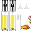 ZEREOOY Oil Sprayer for Cooking Olive Oil Sprayer Mister for Air Fryer Vegetable Vinegar Oil Portable Mini Kitchen Gadgets for Baking,Salad,Grilling,BBQ,Roasting (Two Pieces)