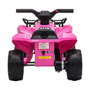 MAZAM Kids Ride On Car Kid Ride-On Toys - 4 Wheeler Electric Quad Kids ATV with Music/Horn/LED Lights/USB, Toy for Kids from 3 Years Old, Pink