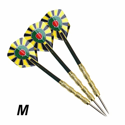 15 pcs(5 sets) of Steel Tip Darts Needle Slim Barrel with Nice Dart Flights