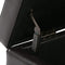 Simpli Home Avalon Rectangular Faux Leather Storage Ottoman Bench Large Brown