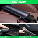 Car Windshield Sun Shade Umbrella, Bendable Car Umbrella Window Sunshades for Automotive Front Window, Windscreen Sun Shade Cover Fit for Most Cars Vehicle SUV Truck-Large Size 57x31 Inches (Black)