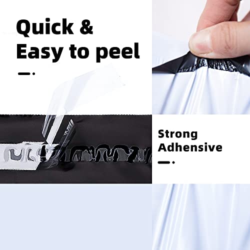 POLYSELLS Poly Mailers Shipping Envelopes, Strong Adhesive Sealing, Waterproof, and Tear-resistant Postal Mailing Bags. Mailer Bags for clothing, books, and accessories. (White, 10x13 Inch, 1000 pc)