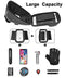 ROCKBROS Bike Handlebar Bag Waterproof Bicycle Front Top Tube Cellphone Bag Fits for 6.5" Below Phones Sensitive TPU Black