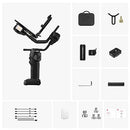 ZHIYUN Crane 4, 3-Axis Gimbal Stabilizer for DSLR and Mirrorless Camera, Nikon Sony Panasonic Canon Fujifilm BMPCC 6K, Fill Light, PD Fast Charge
