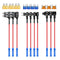 Nilight - 50040R 12V Car Add-a-Circuit Fuse Adapter with Standard and Mini TAP Profile TAP Blade Fuse for Cars Trucks Boats, 10 Pack Fuse Holder-3 types, Blue, Red, Black