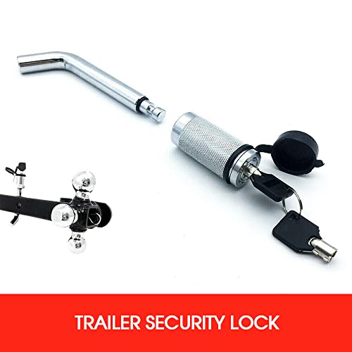 Hitch Pin Lock Security Tow Ball Bar L Type Caravan Trailer Parts Anti Theft