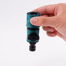 Garden Hose Connector Water Pipe Fittings - Quick Release in Line Shut Off Valve for Join Garden Hose Pipe Tube