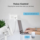 ZigBee Wall Outlet Socket,Wall Charger Outlet Socket, 16A Plug Charger Smart Power Point GPO Voice Control Compatible with Alexa & Google Assistant, Timer Schedule,SAA Certified Overload Protection
