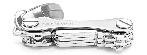 KeySmart Classic - Compact Key Holder and Keychain Organizer (up to 14 Keys, Titanium)