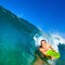 'Aloha' Kids Bodyboard 36" Body Board & Leash, Stylish Graphics, Lightweight Soft Top Bodyboard, EPS Foam Core, HDPE Slick Bottom & Included Wrist Leash, Great for Kids, Youth and Adult Surfers.