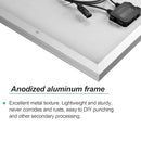 300w Solar Panel, 300 Watt Solar Panel 12V High Efficiency Monocrystalline Solar Panels for RV Boat Cabin Van Car Farm Battery Portable Off-Grid Applications