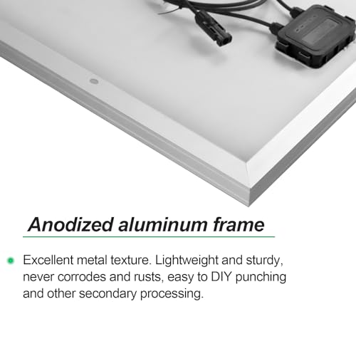 300w Solar Panel, 300 Watt Solar Panel 12V High Efficiency Monocrystalline Solar Panels for RV Boat Cabin Van Car Farm Battery Portable Off-Grid Applications