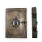 OVERDOSE Vintage Moon Stone Leather Journal - Antique Handmade Bound Journal Sketchbook - Drawing Journal - 5 x 7 inches | 12 x 17 cm | A6