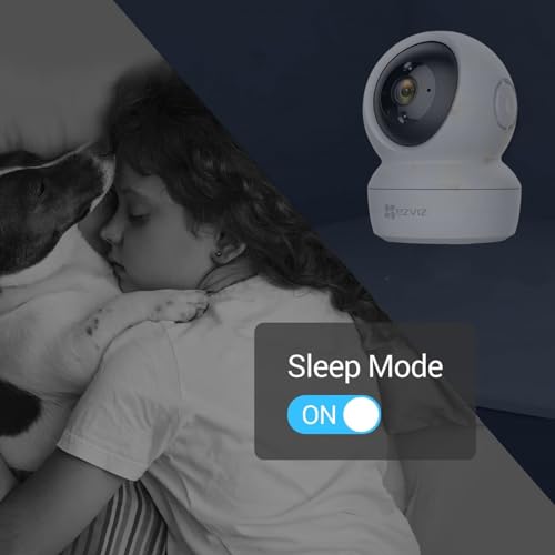 EZVIZ Security Camera, 1080P HD Indoor WiFi Camera, Pan/Tilt 360° Home Surveillance IP Camera, Baby/Pet Monitor, Smart Tracking, Motion Detection, Night Vision, 2-Way Audio, Works with Alexa, C6N 2PK