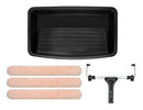ROLLINGDOG 5PC Upgraded 18 Inch Large Paint Roller Tray Set -18" Paint Roller Frame, Microfiber Paint Roller Sleeves（Pack of 3, Large Paint Tray
