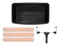 ROLLINGDOG 5PC Upgraded 18 Inch Large Paint Roller Tray Set -18" Paint Roller Frame, Microfiber Paint Roller Sleeves（Pack of 3, Large Paint Tray